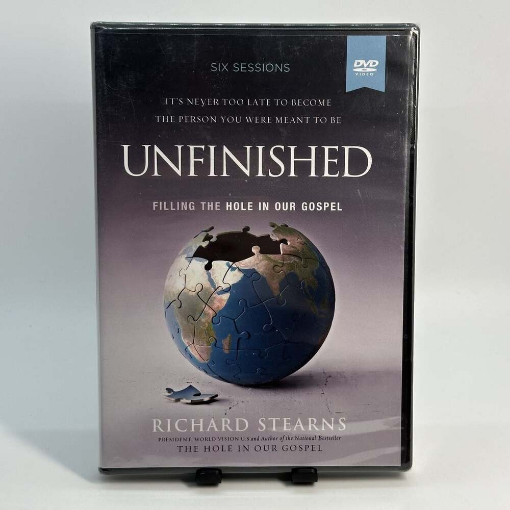 Unfinished Filling the Hole in Our Gospel Richard Stearns Six Sessions DVD New